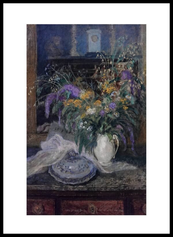 PH H7834 Bouquet de Fleurs Sur La Commode